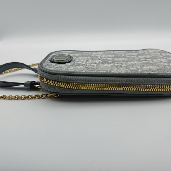 Christian Dior 30 Montaigne Call'in Phone Holder Oblique Jacquard Bucket Bag - Picture 5 of 15